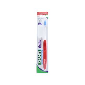 Sunstar Gum Ortho Οδοντόβουρτσα Μαλακή Κόκκινη 124 BC 070942501248