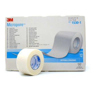 3M Micropore 2.5cm x 9,14m 1 τμχ