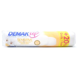Demak Up Sensitive Silk Discs Δίσκοι Ντεμακιγιάζ 72 τμχ