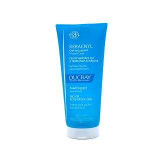 Ducray Keracnyl Αφρίζον Gel Καθαρισμού κατά της Ακμής 200ml