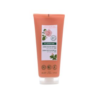 Klorane Αφρόλουτρο Γαλάκτωμα Ρόδου 200ml