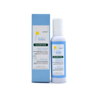 Klorane Bebe Eryteal 3 in 1 Σπρέι για την Αλλαγή της Πάνας 75g 