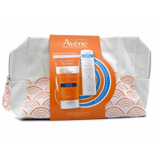 Avene Sun Face Fluid SPF50+ Ultra Light 50ml & Avene Eau Thermale Spring Water 50ml & Νεσεσέρ