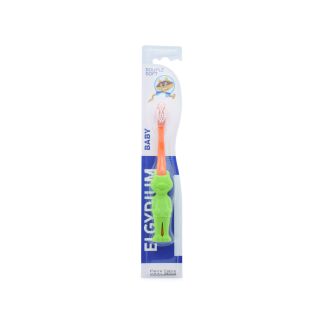 Elgydium Οδοντόβουρτσα Baby Soft 0-2 ετών Πορτοκαλί 1 τμχ 3577057054678