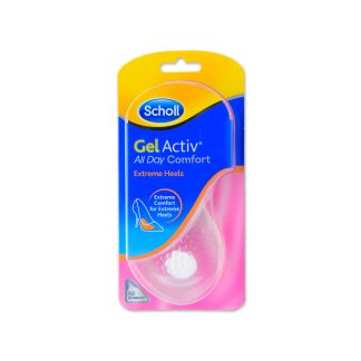 Scholl Gel Activ Extreme Heels Πέλματα Σιλικόνης 35-40.5 1 ζεύγος