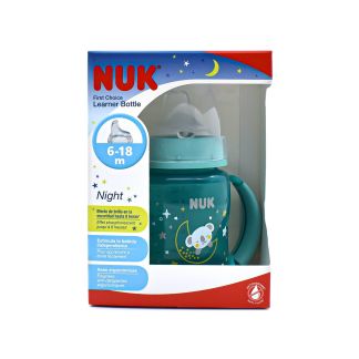 Nuk First Choice Μπιμπερό Εκπαίδευσης Night Πράσινο από 6 έως 18 μηνών 150ml