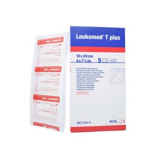 BSN Leukoplast Leukomed Τ Plus Απορροφητικός Επίδεσμος Πληγών 10cm x 20cm 5 τμχ