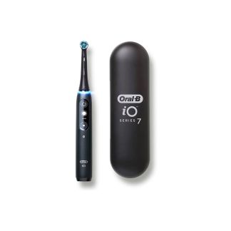 Oral-B iO Series 7 Ηλεκτρική Οδοντόβουρτσα με Χρονομετρητή και Αισθητήρα Πίεσης Black Onyx