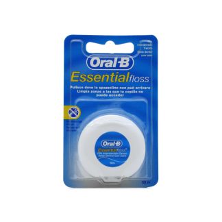 Oral-B Essential Floss Κηρωμένο Οδοντικό Νήμα 50m