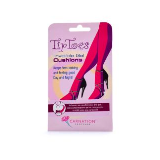 Vican Carnation TipToes Invisible Gel Cushios Διάφανοι Πάτοι 1 ζεύγος 