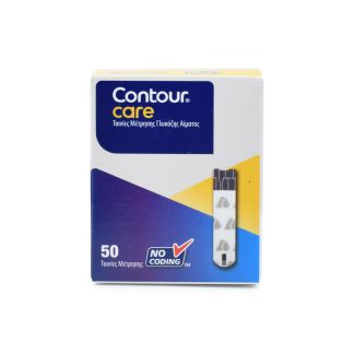 Ascensia Contour Care Ταινίες Μέτρησης Σακχάρου 50 τμχ