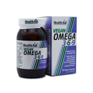 Health Aid Vegan Omega 3-6-9 60 φυτικές κάψουλες