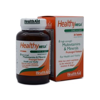 Health Aid Healthy Mega Multivitamins and Minerals 30 ταμπλέτες