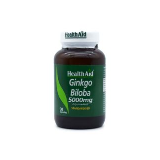 Health Aid Ginkgo Biloba 5000mg 30 κάψουλες