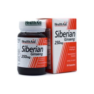 Health Aid Siberian Ginseng 250mg 30 κάψουλες