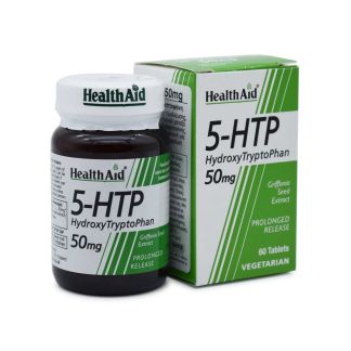 Health Aid 5-HTP Τρυπτοφάνη 50mg 60 ταμπλέτες