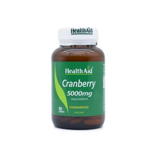 Health Aid Cranberry Extract 5000mg 60 ταμπλέτες