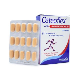 Health Aid Osteoflex with Hyaluronic Acid 30 ταμπλέτες