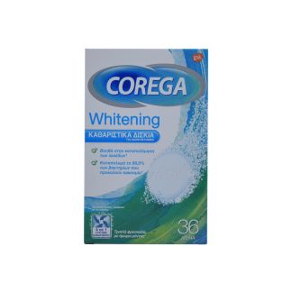 Corega Whitening 36 δισκία