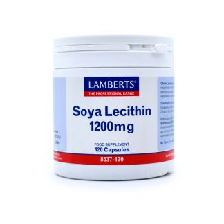 Lamberts Soya Lecithin 1200mg 120 κάψουλες