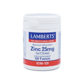 Lamberts Zinc 25mg (Citrate) 120 ταμπλέτες
