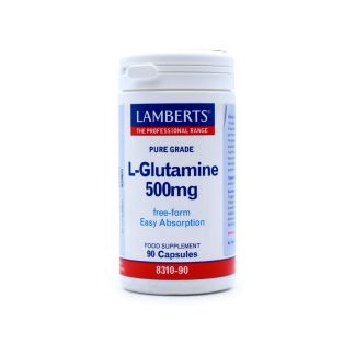 Lamberts L-Glutamine 500mg 90 κάψουλες