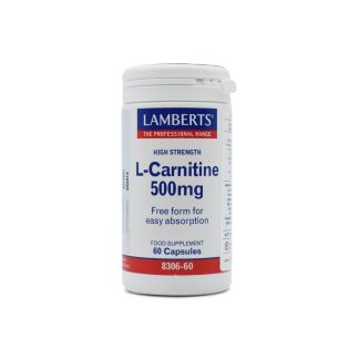 Lamberts L-Carnitine (Καρνιτίνη) 500mg 60 κάψουλες