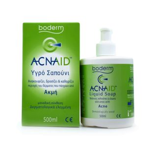 Boderm Acnaid Υγρό Κρεμοσάπουνο για την Ακμή  500ml