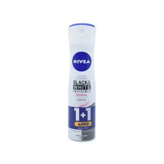 Nivea Black & White Invisible Original Spray 48h 2x150ml