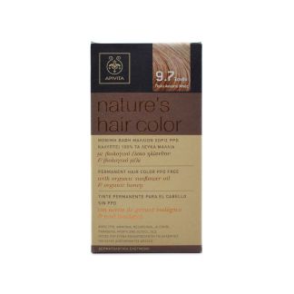 Apivita Nature's Hair Color 9.7 Ξανθό Πολύ Ανοιχτό Μπεζ