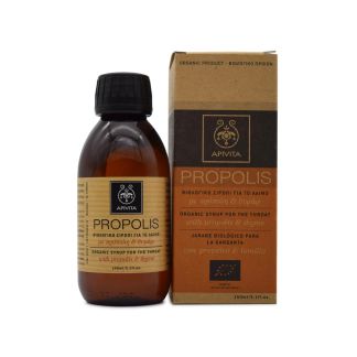 Apivita Propolis Βιολογικό Σιρόπι για το Λαιμό με Πρόπολη & Θυμάρι 150 ml