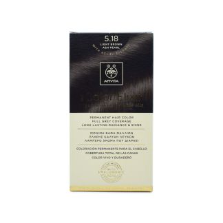 Apivita My Color Elixir 5.18 Καστανό Ανοιχτό Σαντρέ Περλέ