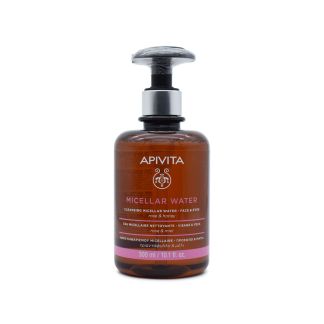Apivita Cleansing Micellar Water Νερό Καθαρισμού Για Πρόσωπο & Μάτια Με Τριαντάφυλλο & Μέλι 300ml