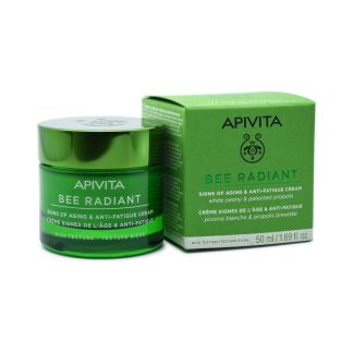 Apivita Bee Radiant Κρέμα Πλούσιας Υφής για Σημάδια Γήρανσης & Ξεκούραστη Όψη 50ml