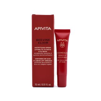 Apivita Beevine Elixir Αντιρυτιδική Κρέμα Lifting για τα Μάτια & τα Χείλη 15ml