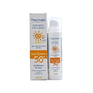 Thermale Med Αντηλιακή Κρέμα για Πρόσωπο και Λαιμό SPF 50+ 75ml