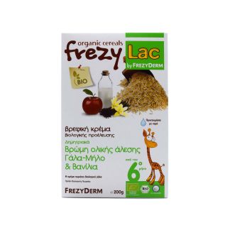 Frezyderm Frezylac Βρώµη Ολικής Άλεσης Γάλα-Μήλο και Βανίλια 200gr
