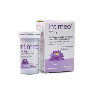Frezyderm Intimeo Συμπλήρωμα Διατροφής με Ζώντα Στελέχοι Γαλακτοβακίλλων 325mg 14 κάψουλες