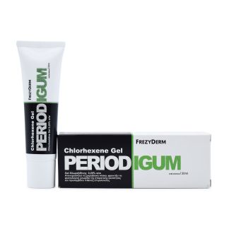 Frezyderm Periodigum Chlorhexene Gel Επικουρική Αντιμετώπιση Προβλημάτων των Ούλων 30ml