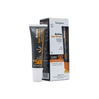 Frezyderm Active Sun Screen Innovative Lip Matrix Αντηλιακό για Χείλη με Ενεργό Άνθρακα SPF50+ 15ml
