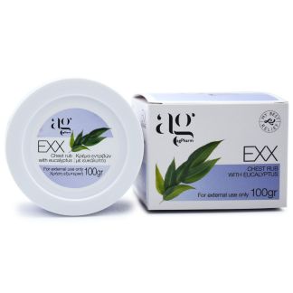 Ag Pharm Exx Κρέμα για Εντριβές Με Ευκάλυπτο 100gr