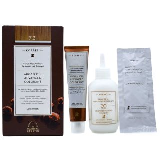 Korres Argan Oil Advanced Colorant 7.3 Ξανθό Χρυσό / Μελί