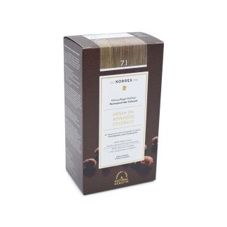 Korres Argan Oil Advanced Colorant 7.1 Ξανθό Σαντρέ