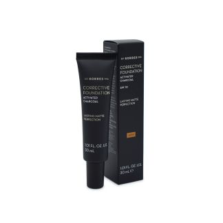 Korres Activated Charcoal Corrective Foundation ACF4 SPF15 30ml