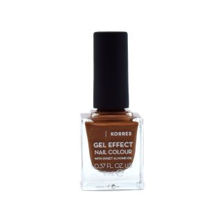 Korres Nail Colour Gel Effect No66 Aegean Bronze 11ml 