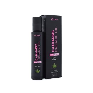 Vican Wise Beauty Cannabis Organic Oil For Hair, Body & Face 100ml