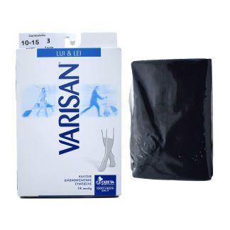 Varisan Lui & Lei 14 mmHg No3 (41-43) Κάλτσες Διαβαθμισμένης Συμπίεσης Μαύρο 1 ζεύγος