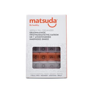 Matsuda Εβδομαδιαία Θήκη Χαπιών με 7 Αποσπώμενες Θήκες 1 τμχ