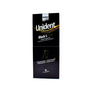 Intermed Unident Black & Gold Λευκαντική Οδοντόπαστα 100ml  