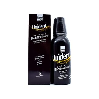 Intermed Unident Whitening Black Στοματικό Διάλυμα 250ml